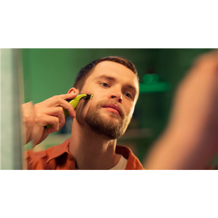 Philips | Replaceable Blade (4 pcs) | OneBlade QP440/50 | Black/Green - Image 3