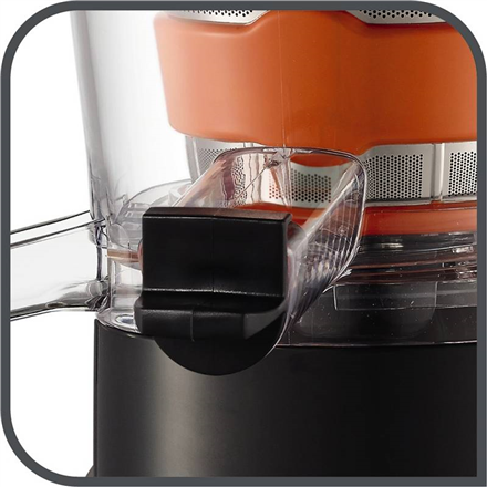 TEFAL | Slow Juicer | ZC255B38 | Type Electric | Silver/ black | 200 W | Extra large fruit input | Number of speeds 2 | 82 RPM - Image 3