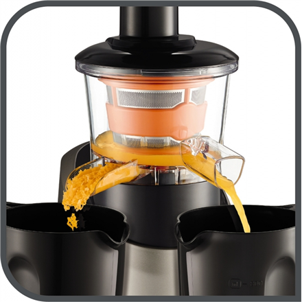 TEFAL | Slow Juicer | ZC255B38 | Type Electric | Silver/ black | 200 W | Extra large fruit input | Number of speeds 2 | 82 RPM - Image 7