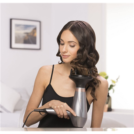 Remington | Hair Dryer | AC8820 | 2200 W | Number of temperature settings 3 | Ionic function | Diffuser nozzle | Silver - Image 5
