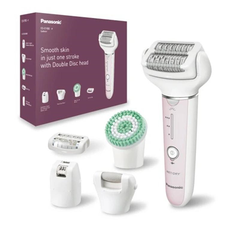 Panasonic | Epilator | ES-EY80-P503 | Operating time (max) 30 min | Number of power levels 3 | Wet & Dry | White/Pink - Image 4