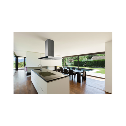 CATA | Hood | ISLA LEGEND | Island | Energy efficiency class A+ | Width 90 cm | 820 m³/h | Touch control | LED | Stainless steel - Image 3