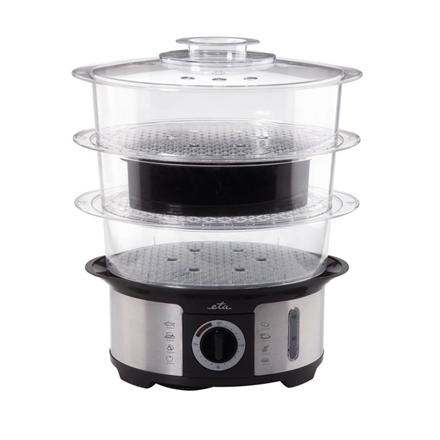 ETA | Steam cooker | ETA013490000 | 1000 W | 2 L | Black/ stainless steel | Number of baskets 3