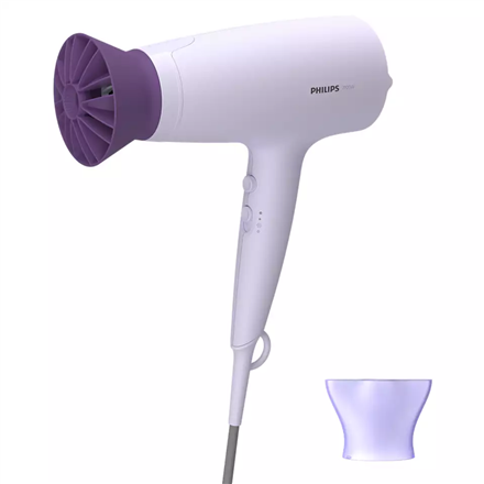 Philips | Hair Dryer | BHD341/10 | 2100 W | Number of temperature settings 6 | Ionic function | Light purple