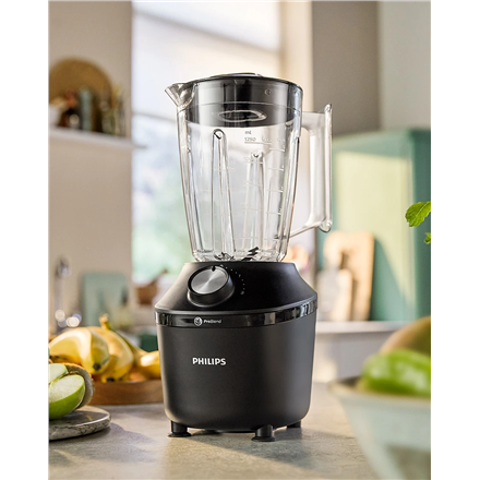 Philips Blender | HR2291/01 3000 Series | Tabletop | 600 W | Jar material Glass | Jar capacity 2 L | Ice crushing | Black - Image 7