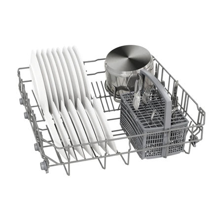 Dishwasher | SMS25AI05E | Free standing | Width 60 cm | Number of place settings 12 | Number of programs 5 | Energy efficiency class E | Display | AquaStop function | Silver inox - Image 9