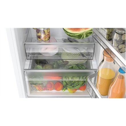 Bosch | Refrigerator | KGN392WDF Series 4 | Energy efficiency class D | Free standing | Combi | Height 203 cm | No Frost system | Fridge net capacity 260 L | Freezer net capacity 103 L | 35 dB | White - Image 12