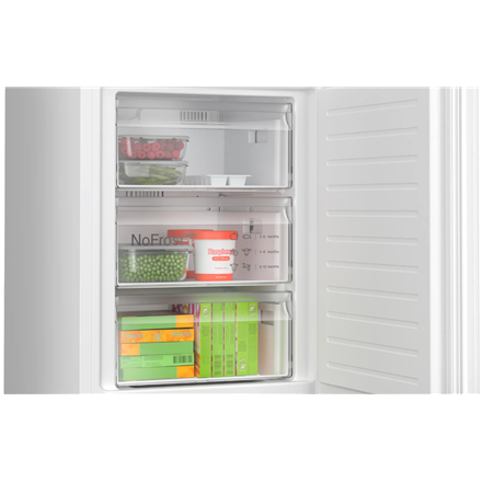 Bosch | Refrigerator | KGN392WDF Series 4 | Energy efficiency class D | Free standing | Combi | Height 203 cm | No Frost system | Fridge net capacity 260 L | Freezer net capacity 103 L | 35 dB | White - Image 14