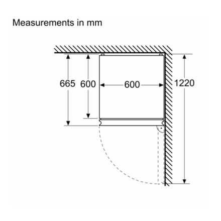 Bosch | Refrigerator | KGN392WDF Series 4 | Energy efficiency class D | Free standing | Combi | Height 203 cm | No Frost system | Fridge net capacity 260 L | Freezer net capacity 103 L | 35 dB | White - Image 20
