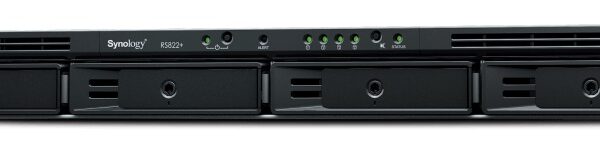 Synology | RackStation | RS822+ 4-Bay NAS Enclosure | AMD Ryzen | V1500B | Processor frequency 2.2 GHz | 2 GB | DDR4