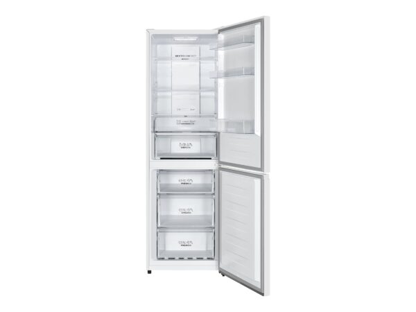 Gorenje N619EAW4 | Energy efficiency class E | Free standing | Combi | Height 186 cm | No Frost system | Fridge net capacity 207 L | Freezer net capacity 97 L | Display | 39 dB | White - Image 4