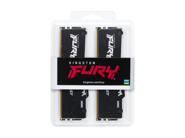 Kingston | Fury Beast RGB | 32 Kit (16GBx2) GB | DDR5 | 4800 MHz | PC/server | Registered No | ECC No - Image 4
