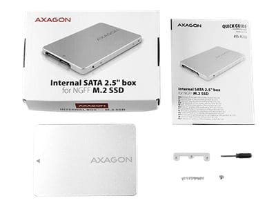 AXAGON Internal 2.5" box with SATA interface for M.2 SATA SSD | RSS-M2SD - Image 9