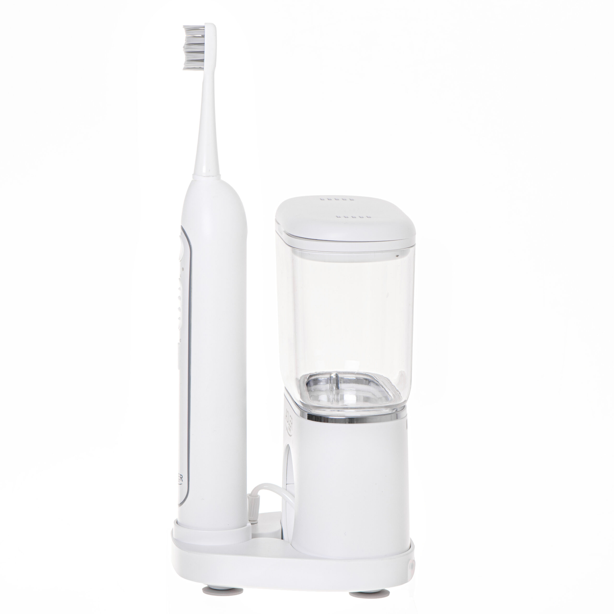 Adler | 2-in-1 Water Flossing Sonic Brush | AD 2180w | Rechargeable | For adults | Number of brush heads included 2 | Number of teeth brushing modes 1 | White - Image 5