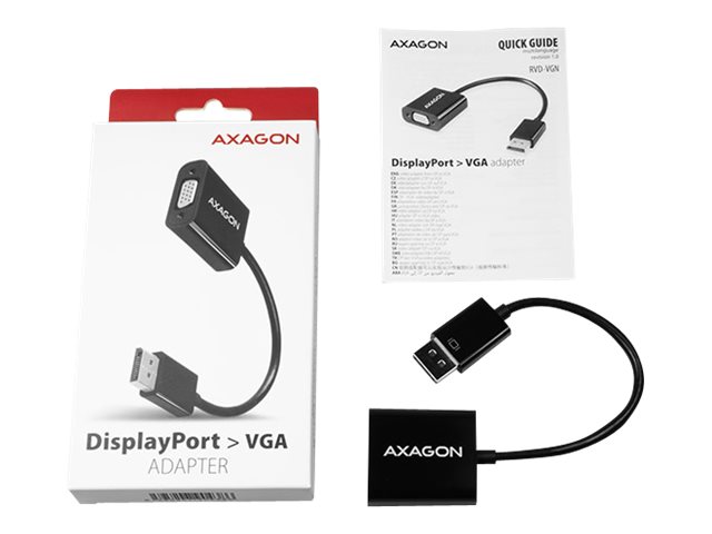 AXAGON | RVD-VGN DisplayPort - VGA Adapter | 0.15 m - Image 7
