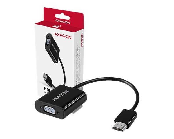 AXAGON | Active converter | HDMI to VGA | 0.15 m