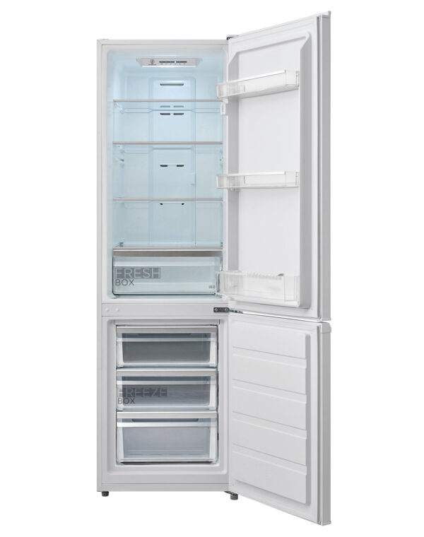 Midea Refrigerator | MDRB380FGE01A | Energy efficiency class E | Free standing | Combi | Height 180 cm | No Frost system | Fridge net capacity 199 L | Freezer net capacity 71 L | 41 dB | White - Image 3