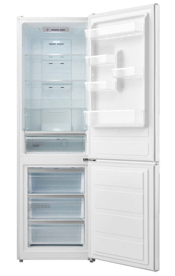 Midea Refrigerator | MDRB424FGE01I | Energy efficiency class E | Free standing | Combi | Height 188 cm | No Frost system | Fridge net capacity 224 L | Freezer net capacity 86 L | 42 dB | White - Image 3