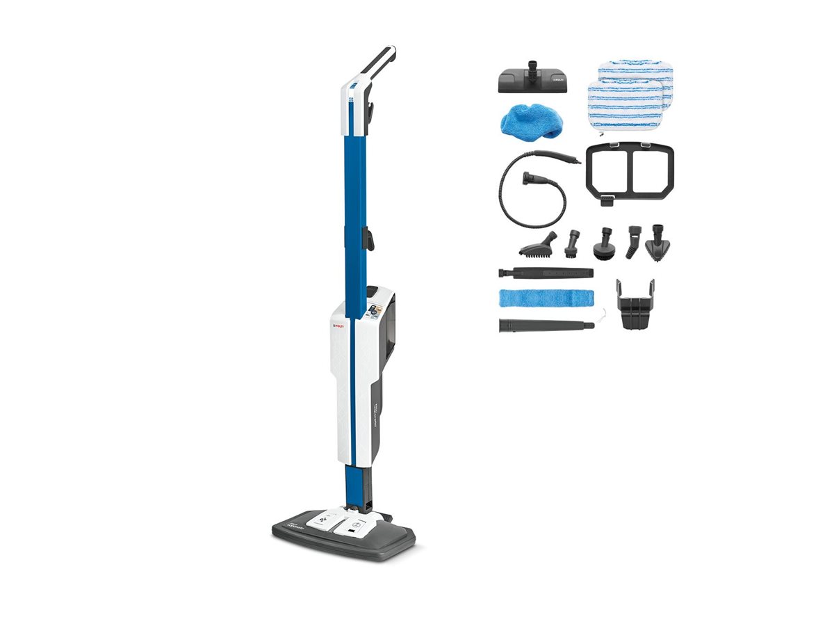 Polti | Steam mop with integrated portable cleaner | PTEU0305 Vaporetto SV620 Style 2-in-1 | Power 1500 W | Steam pressure Not Applicable bar | Water tank capacity 0.5 L | Blue/White - Image 4