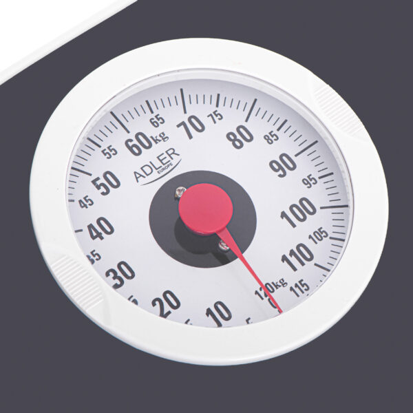 Adler | Mechanical Bathroom Scale | AD 8178 | Maximum weight (capacity) 120 kg | Accuracy 1000 g | Black - Image 3
