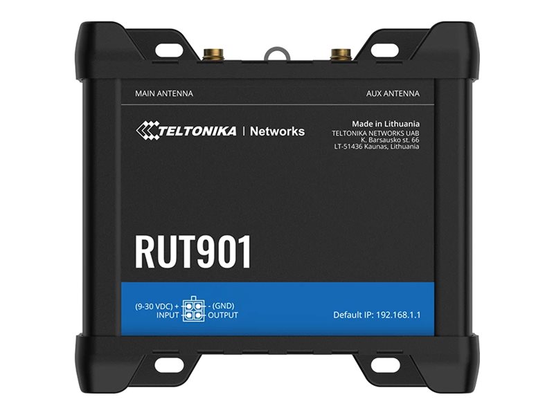 LTE CAT 4 Router | RUT901 | 802.11n | 10/100 Mbit/s | Ethernet LAN (RJ-45) ports 4 | Mesh Support No | MU-MiMO No | 4G - Image 4