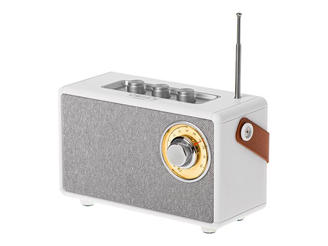 Camry | Speaker with radio | CR 1902 W | White | Wireless connection - Image 2