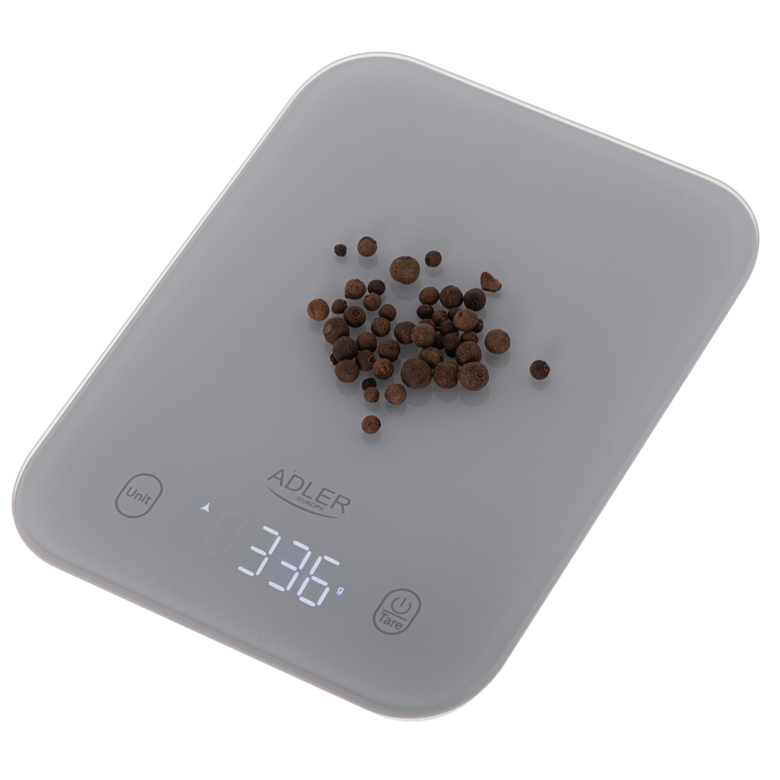 Adler Kitchen Scale | AD 3181g | Graduation 1 g | Display type LED | Grey - Image 4