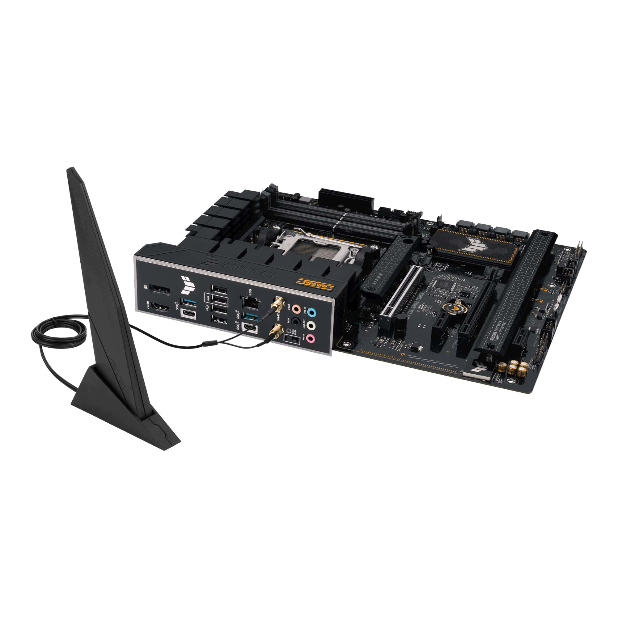 Asus | TUF GAMING B650-PLUS WIFI | Processor family AMD | Processor socket AM5 | DDR5 DIMM | Memory slots 4 | Supported hard disk drive interfaces SATA, M.2 | Number of SATA connectors 4 | Chipset AMD B650 | ATX - Image 8