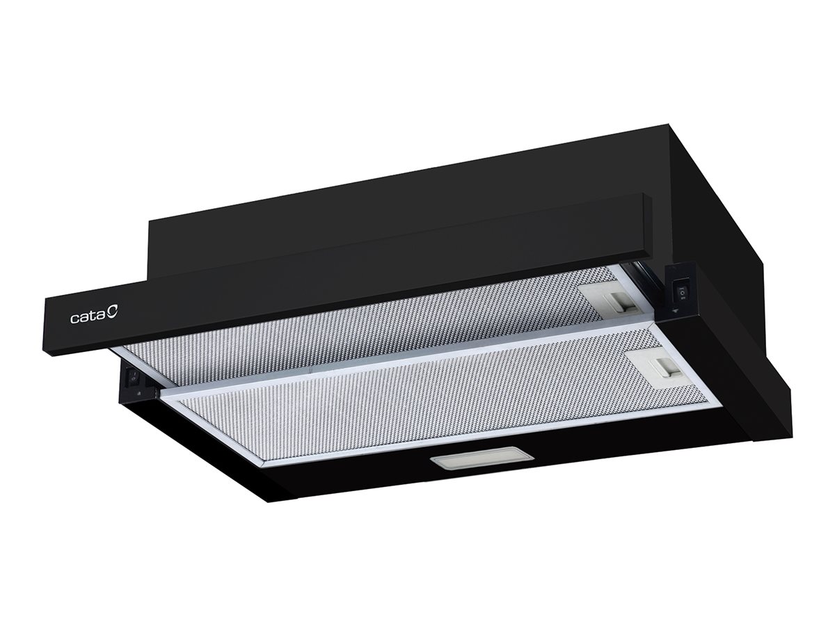 CATA | TFB-5160 BK | Telescopic | Energy efficiency class C | Width 59.5 cm | 300 m³/h | Mechanical control | LED | Black - Image 2