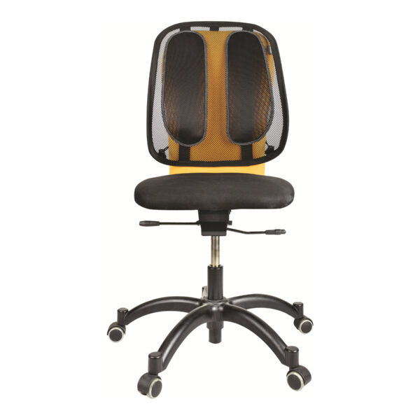 Fellowes | Office Suites mesh back support | Black | Depth 140 mm | Height 512 mm | Mesh textile | Width 439 mm