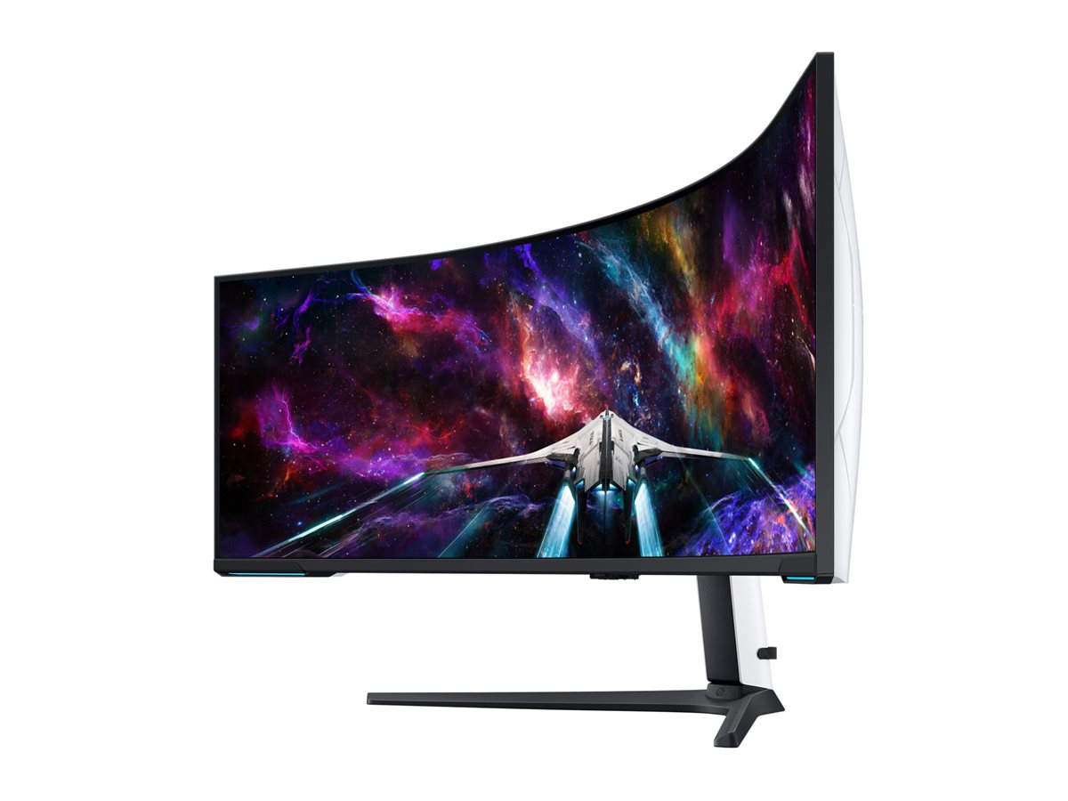 Samsung | Odyssey Neo G9 G95NC curved screen | LS57CG952NUXEN | 57 " | VA | Double UHD | 32:9 | 240 Hz | 1 ms | 2160 pixels | 350 cd/m² | HDMI ports quantity 3 | White | Warranty 36 month(s) - Image 2