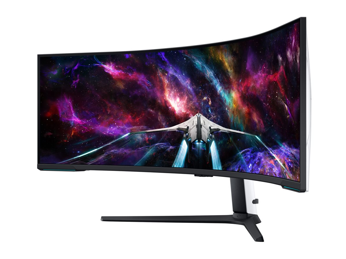 Samsung | Odyssey Neo G9 G95NC curved screen | LS57CG952NUXEN | 57 " | VA | Double UHD | 32:9 | 240 Hz | 1 ms | 2160 pixels | 350 cd/m² | HDMI ports quantity 3 | White | Warranty 36 month(s) - Image 3