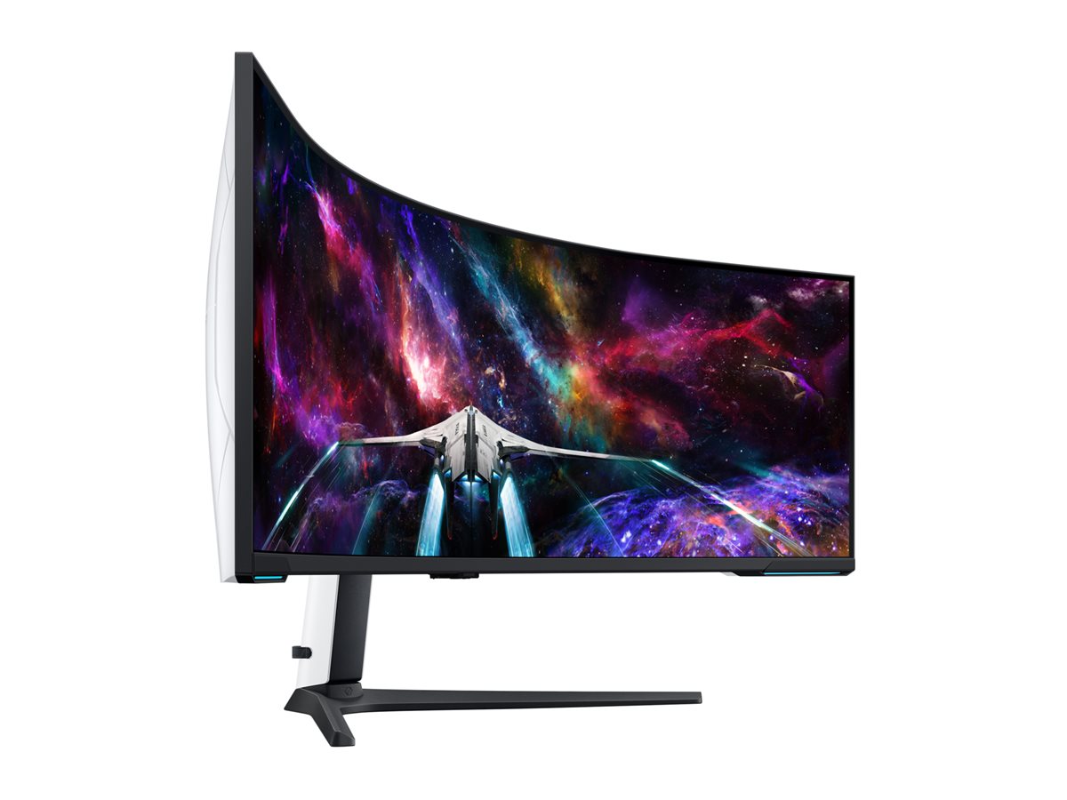 Samsung | Odyssey Neo G9 G95NC curved screen | LS57CG952NUXEN | 57 " | VA | Double UHD | 32:9 | 240 Hz | 1 ms | 2160 pixels | 350 cd/m² | HDMI ports quantity 3 | White | Warranty 36 month(s) - Image 4
