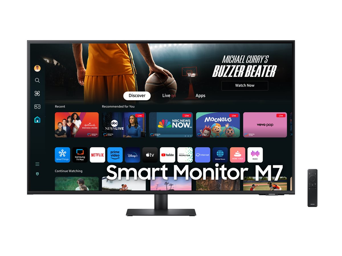 Samsung | LS43DM702UUXDU | 43 " | VA | 4K | 16:9 | 60 Hz | 4 ms | 3840 x 2160 pixels | 300 cd/m² | HDMI ports quantity 2 | Black - Image 3