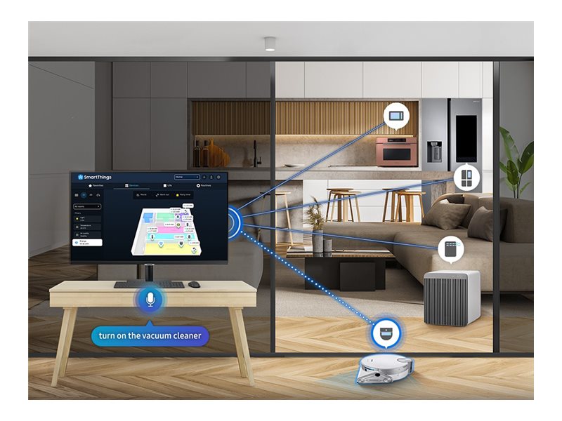 Samsung | LS43DM702UUXDU | 43 " | VA | 4K | 16:9 | 60 Hz | 4 ms | 3840 x 2160 pixels | 300 cd/m² | HDMI ports quantity 2 | Black - Image 15