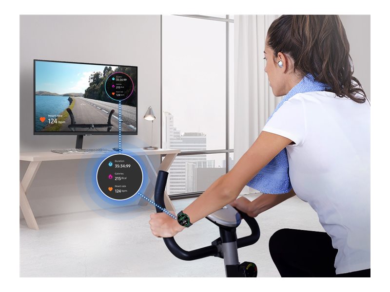 Samsung | LS43DM702UUXDU | 43 " | VA | 4K | 16:9 | 60 Hz | 4 ms | 3840 x 2160 pixels | 300 cd/m² | HDMI ports quantity 2 | Black - Image 16