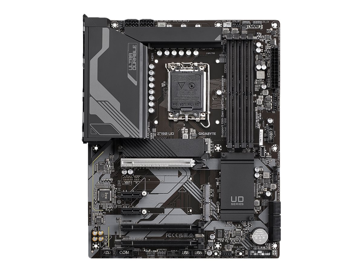 Gigabyte Z790 D AX | Processor family Intel | Processor socket LGA1700 | DDR5 | Supported hard disk drive interfaces SATA, M.2 | Number of SATA connectors 4