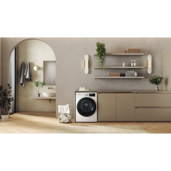 Whirlpool Washing machine | W7X 89 SILENCE EE | Energy efficiency class A | Front loading | Washing capacity 8 kg | 1400 RPM | Depth 61 cm | Width 60 cm | Display | LCD | White - Image 5