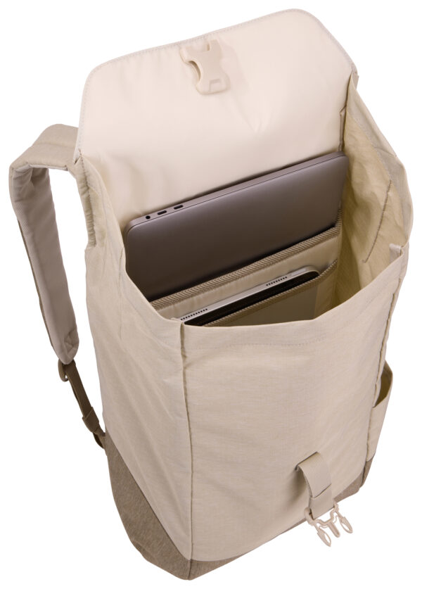Thule | Lithos | Backpack 16L | Fits up to size 16 " | Laptop backpack | Pelican Gray/Faded Khaki - Image 5