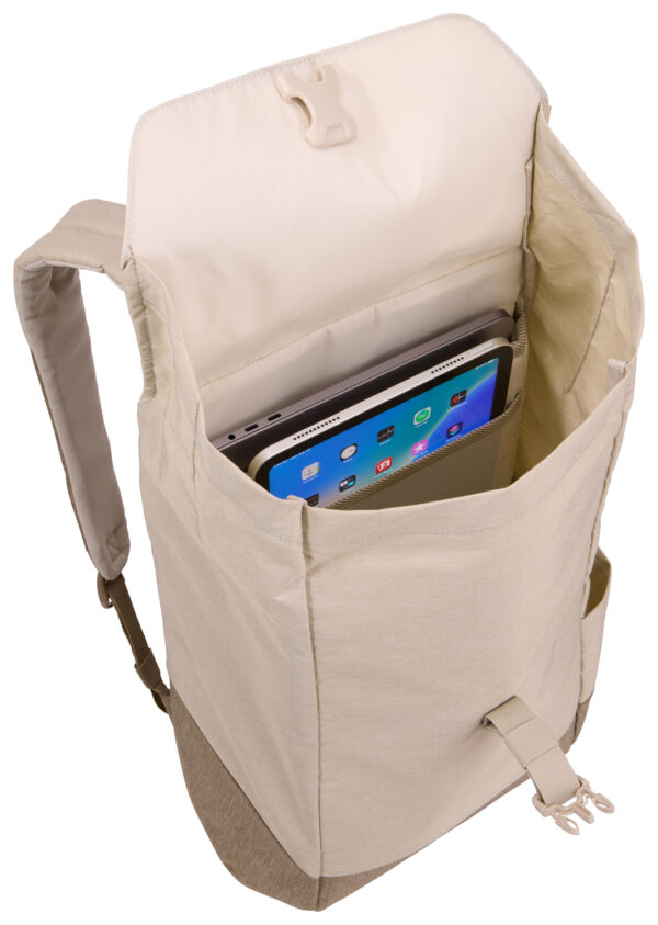 Thule | Lithos | Backpack 16L | Fits up to size 16 " | Laptop backpack | Pelican Gray/Faded Khaki - Image 6