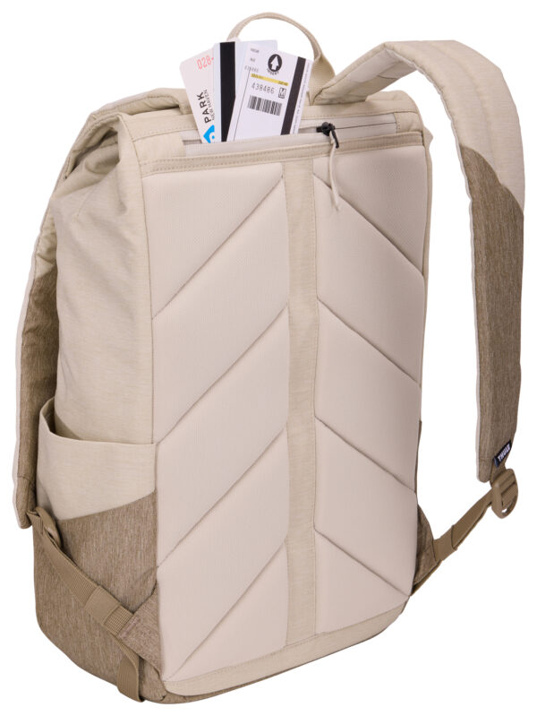 Thule | Lithos | Backpack 16L | Fits up to size 16 " | Laptop backpack | Pelican Gray/Faded Khaki - Image 10
