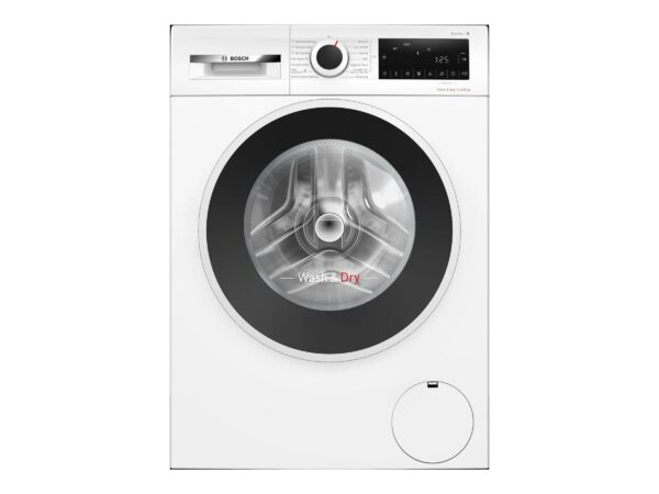 Bosch | Washing Machine with Dryer | WNG2540LSN | Energy efficiency class D | Front loading | Washing capacity 10.5 kg | 1400 RPM | Depth 64 cm | Width 60 cm | Display | LCD | Drying system | Drying capacity 6 kg | Steam function | White - Image 2