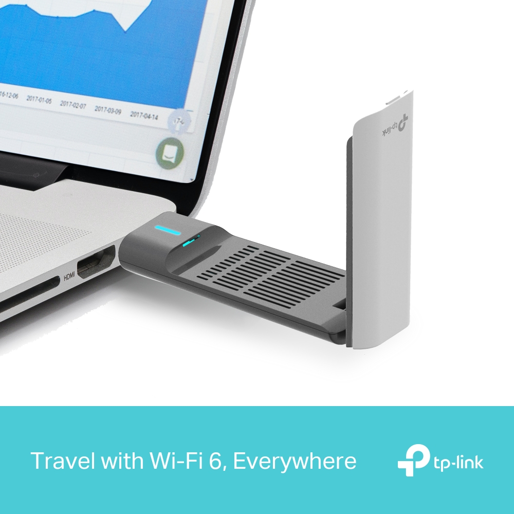 TP-LINK | AX3000 High Gain Dual Band Wi-Fi 6 USB Adapter | Archer TX50UH - Image 4
