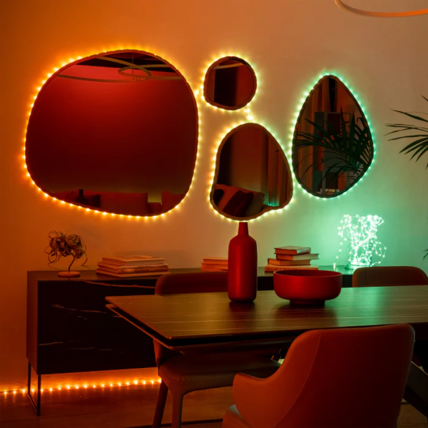 Twinkly Dots Smart LED 200 RGB, 10m, Black wire|Multicolor - Image 4