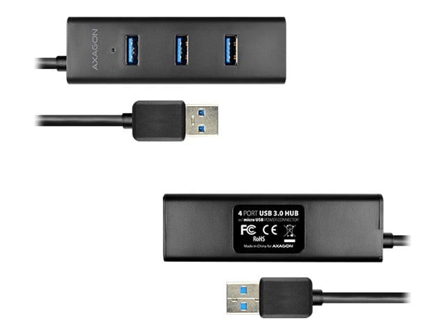 AXAGON Four-port USB 3.0 hub with fast charging and power support | HUE-S2B - Image 6