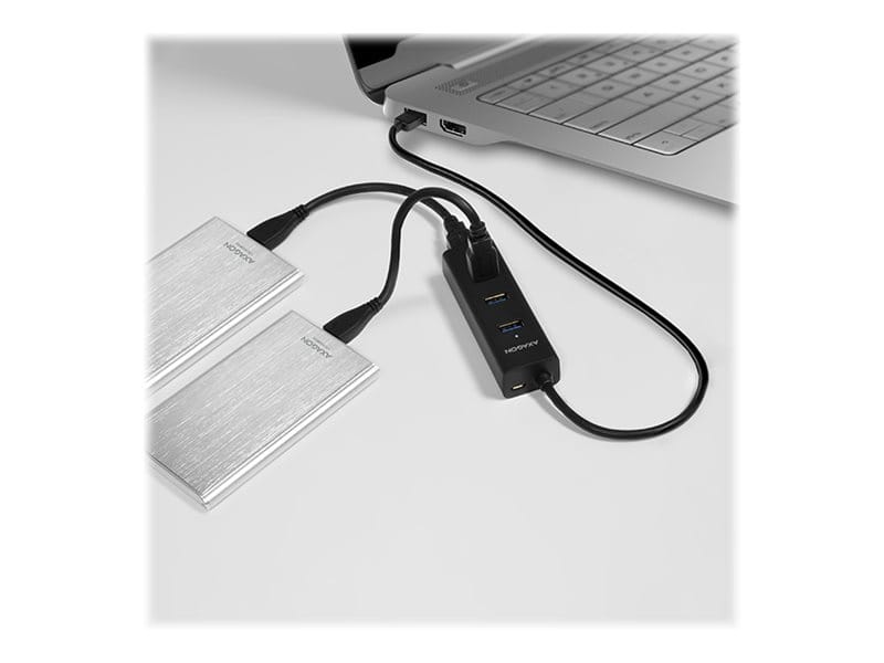 AXAGON Four-port USB 3.0 hub with fast charging and power support | HUE-S2B - Image 12