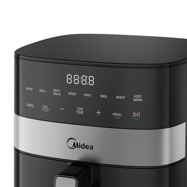 Midea Air fryer | MF-CN65E | Power 1700 W | Capacity 6.5 L | Black - Image 7