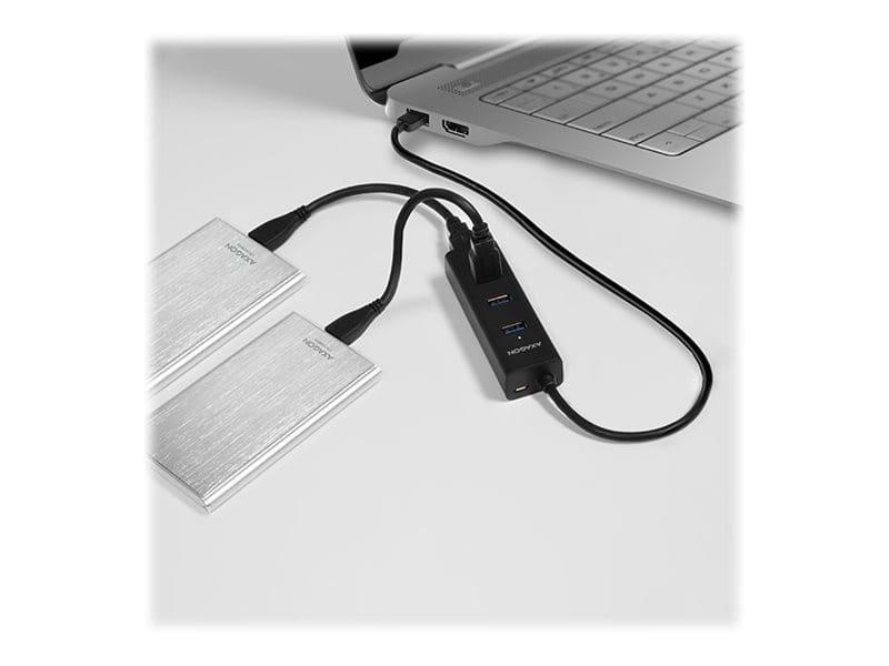 AXAGON Four-port USB 3.0 hub with fast charging and power support | HUE-S2B - Image 16