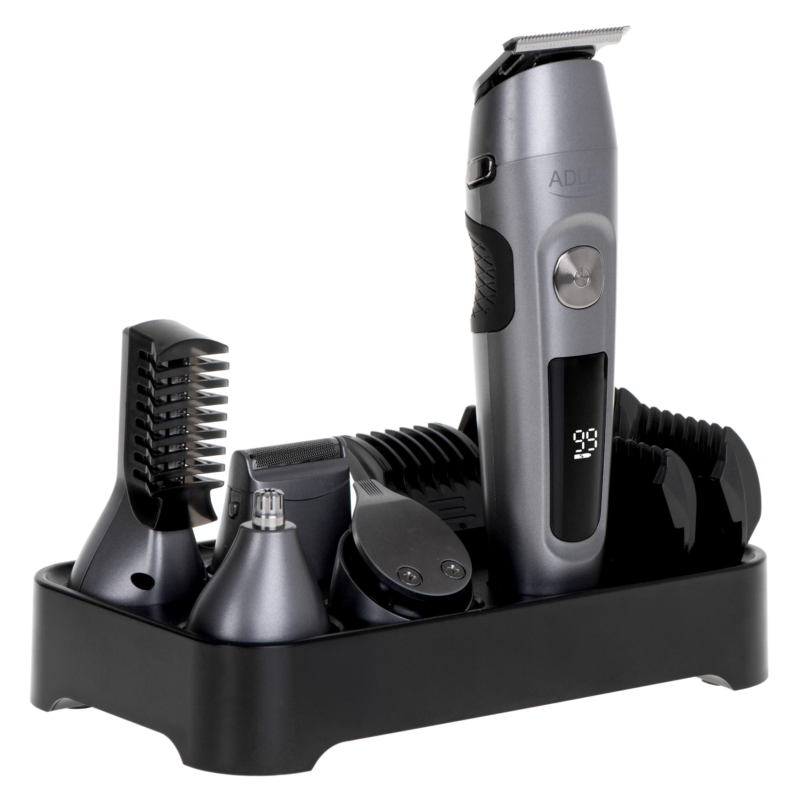 Adler | Grooming 6 in 1 Set | AD 2944 | Cordless | Number of length steps 6 | Stainless Steel/Black - Image 3