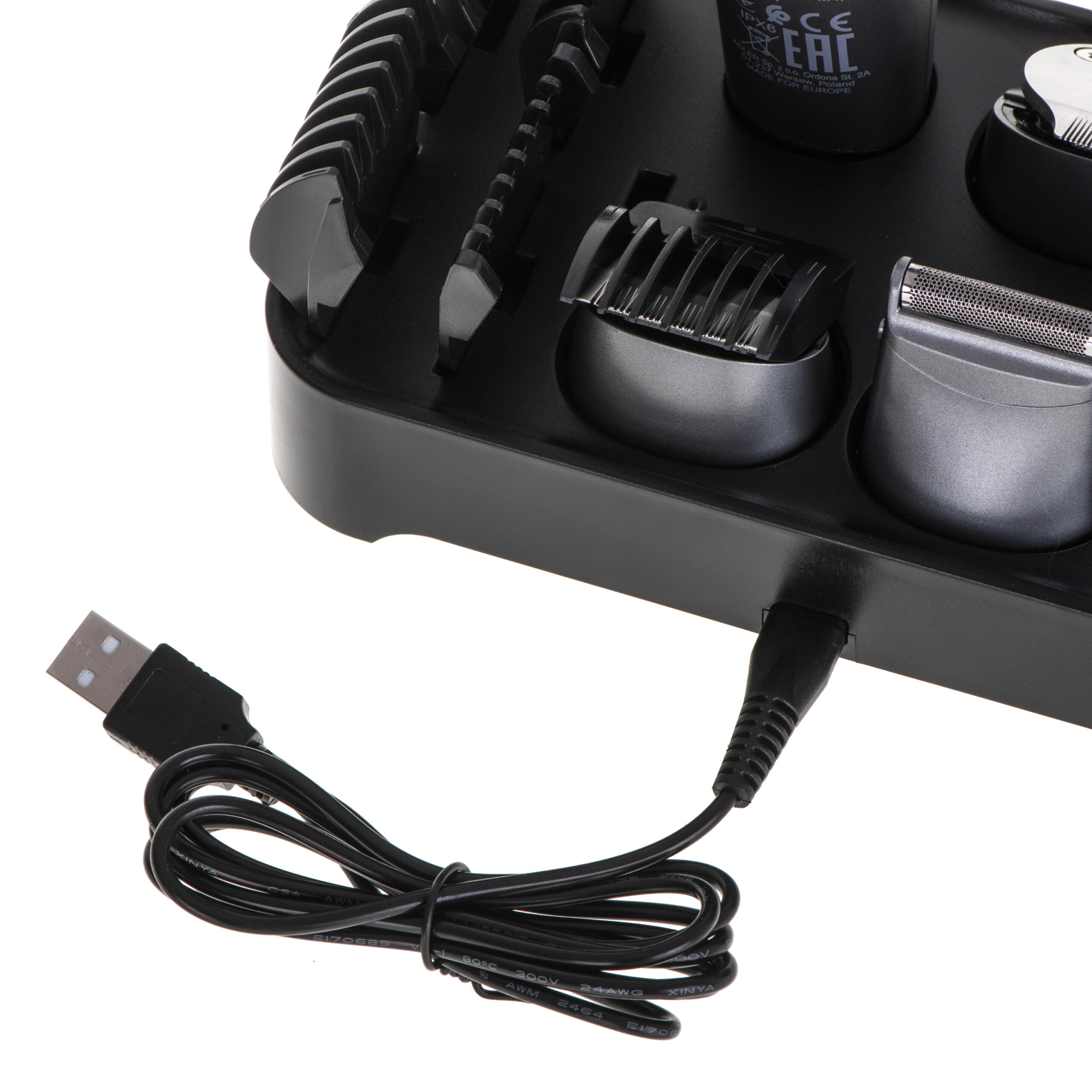 Adler | Grooming 6 in 1 Set | AD 2944 | Cordless | Number of length steps 6 | Stainless Steel/Black - Image 11